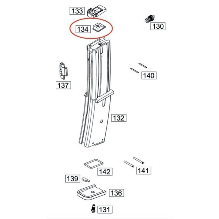Magazine Gasket for WE SMG8