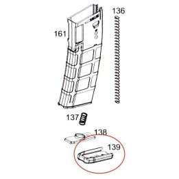 Magazine Base Plate for WE MSK
