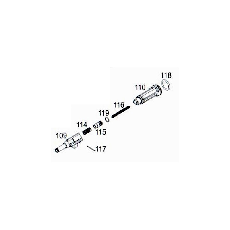 Nozzle for WE P90