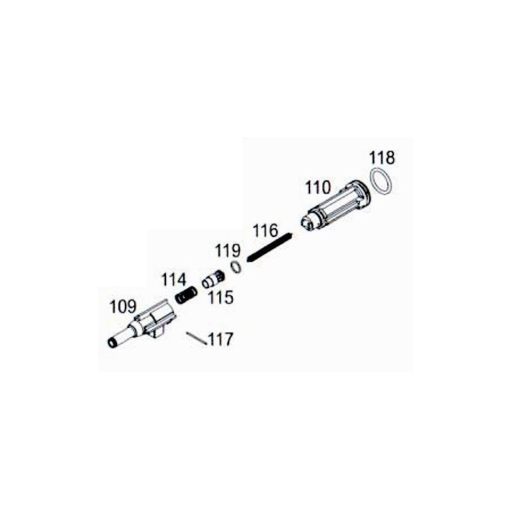Nozzle for WE P90