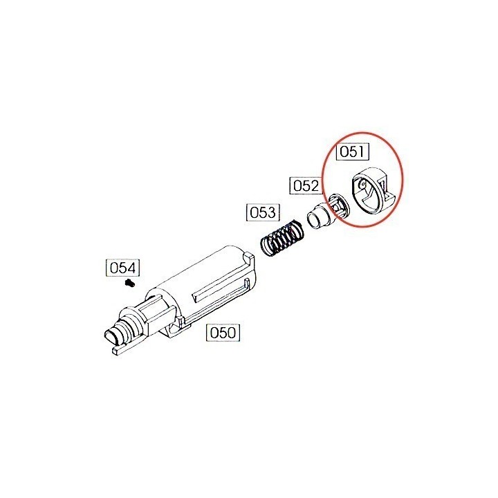 Cylinder Valve Base for WE M&P Big Bird