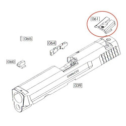 Rear Sight for WE M&P Big Bird