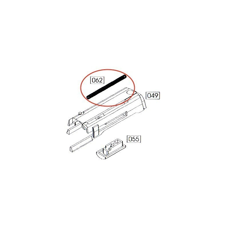 Nozzle Spring for WE M&P Big Bird