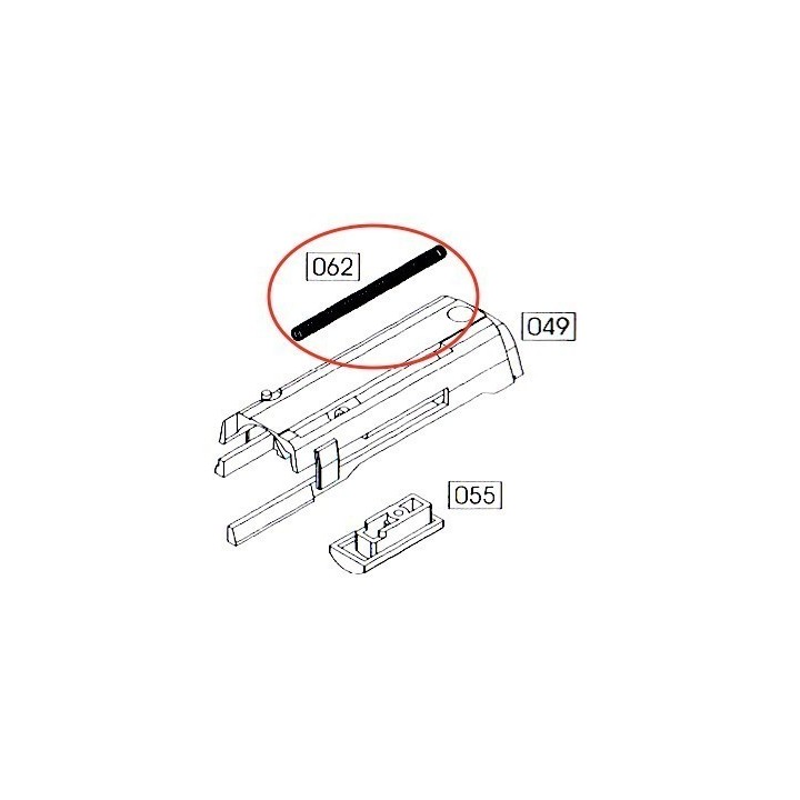 Nozzle Spring for WE M&P Big Bird