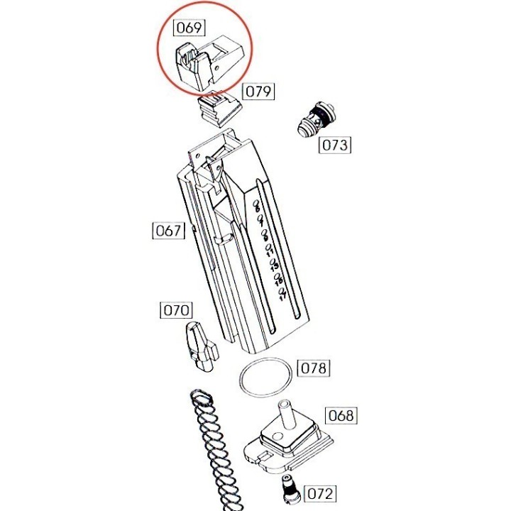 Magazine Lip for WE M&P Big Bird