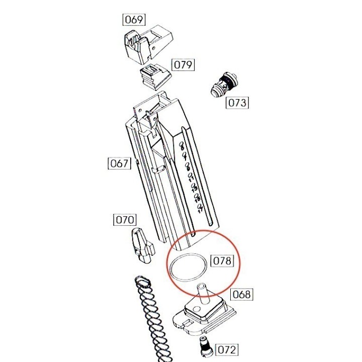 O-Ring Magazine for WE M&P Big Bird