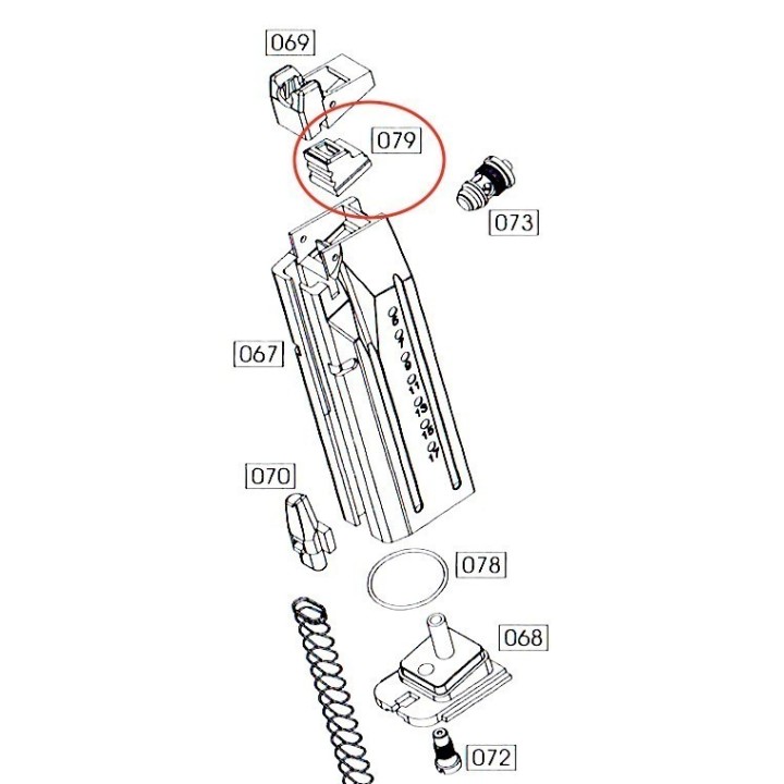 Magazine Gasket for WE M&P Big Bird