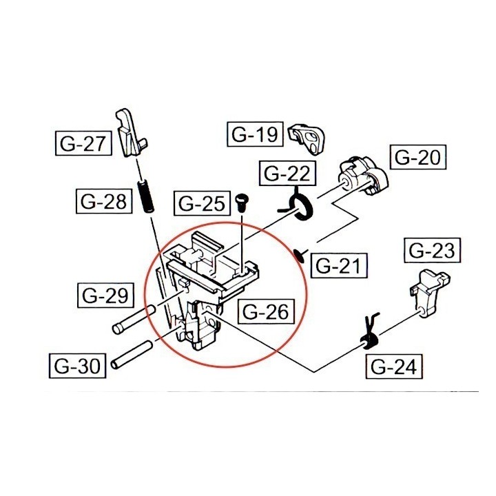 Rear Chassis for WE Glock / GP1799