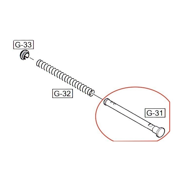 Spring Guide for WE Glock / GP1799