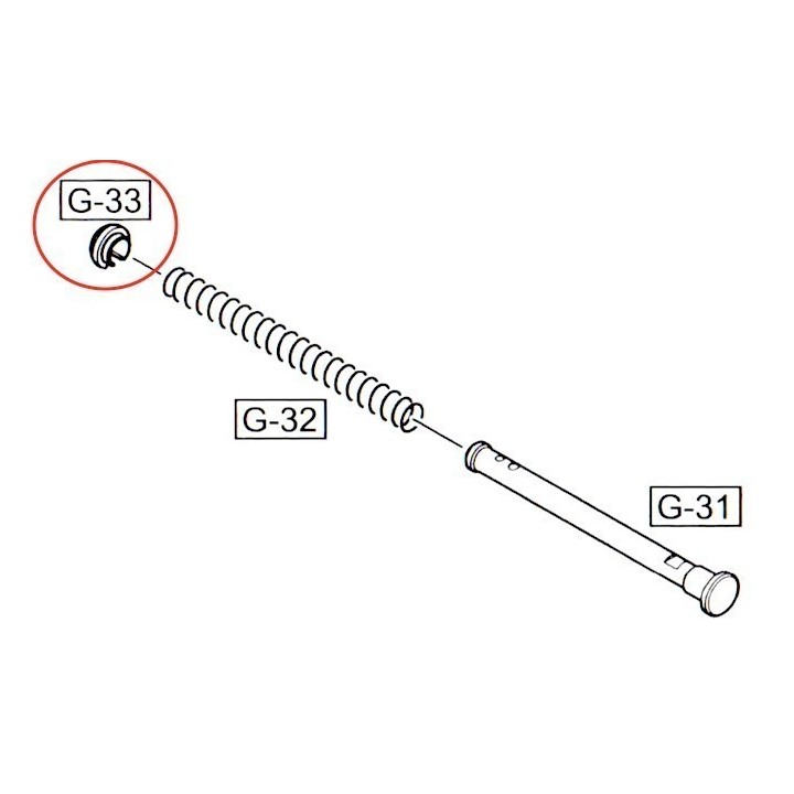 Stop Spring Guide for WE Glock / GP1799