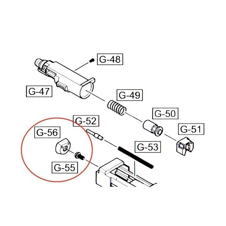 Piston Head for WE Glock / GP1799