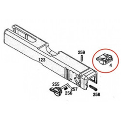 Rear Sight for KSC / KWA G23 F