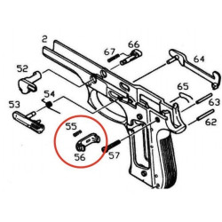 Magazine Catch for KJW / ASG M9