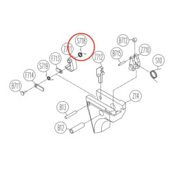 Firing Pin Spring for KWC KCB-12AHN / Sigma SW40
