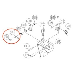 Firing Pin Catch for KWC KCB-12AHN / Sigma SW40