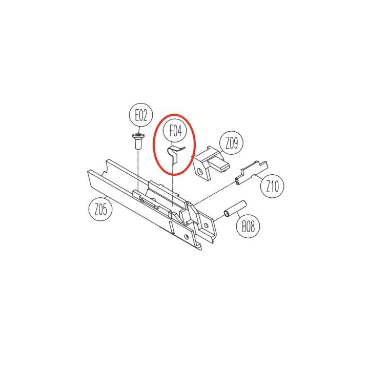 Spring Plate for KWC KCB-12AHN / Sigma SW40