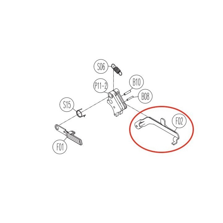 Trigger Bar for KWC KCB-12AHN / Sigma SW40