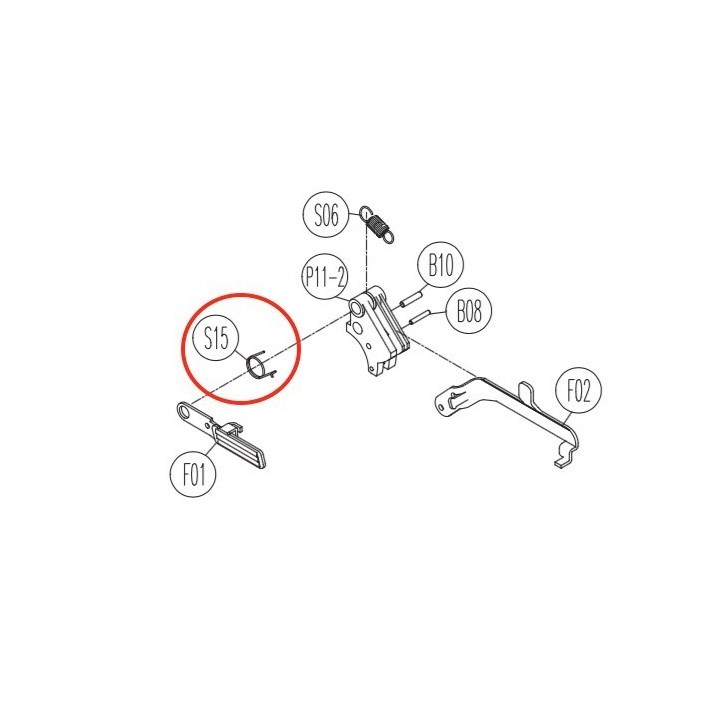 Slide Stop Spring for KWC KCB-12AHN / Sigma SW40
