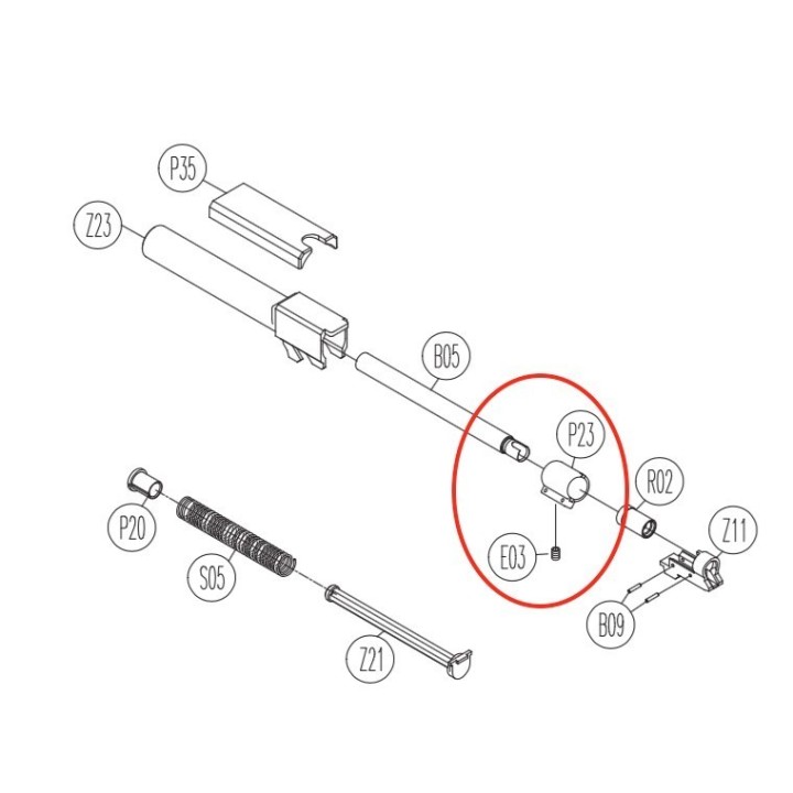 Rubber Chamber Cover for KWC KCB-12AHN / Sigma SW40