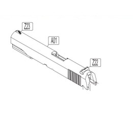 Metal Slide for KWC KCB-76 / M1911