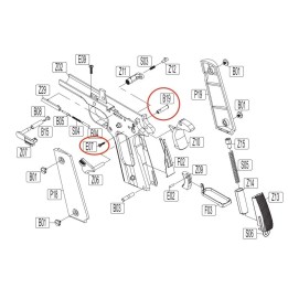 Chassis Pin for KWC KCB-76 / M1911