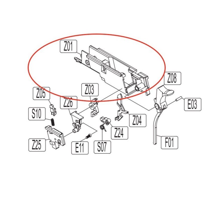 Chassis for KWC KCB-76 / M1911