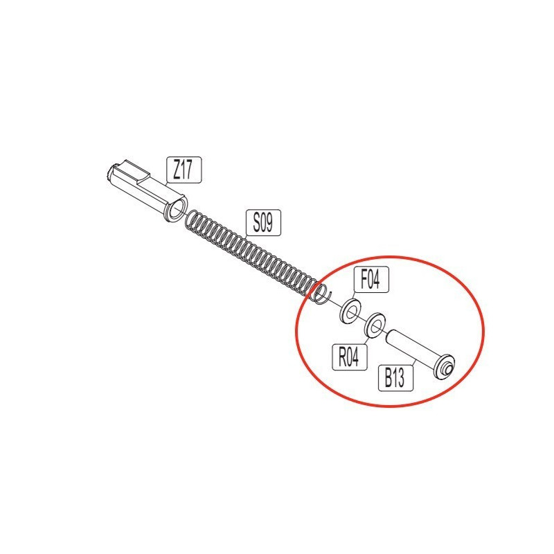 Spring Guide for KWC KCB-76 / M1911