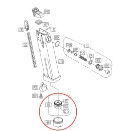 CO2 Valve for KWC KCB-15 / PT92 / PT99