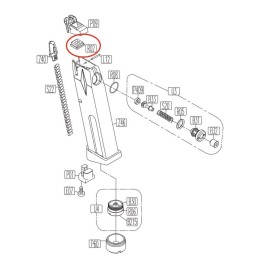 Gas Route for KWC KCB-15 / PT92 / PT99