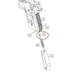 Retainer for KWC KCB-15 / PT92 / PT99