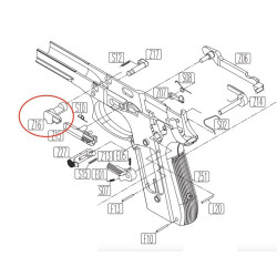 Barrel Pin for KWC KCB-15 / PT92 / PT99
