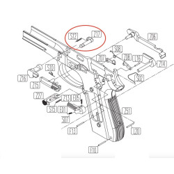 Barrel Pin Button for KWC KCB-15 / PT92 / PT99