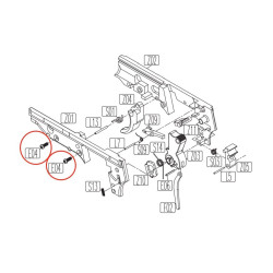 Chassis Screws for KWC KCB-15 / PT92 / PT99