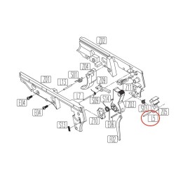 Hammer Catch Pin for KWC KCB-15 / PT92 / PT99