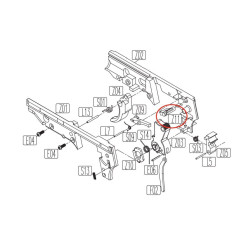 Hammer Catch Spring for KWC KCB-15 / PT92 / PT99