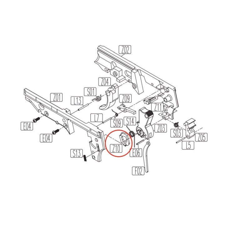 Valve Latch for KWC KCB-15 / PT92 / PT99