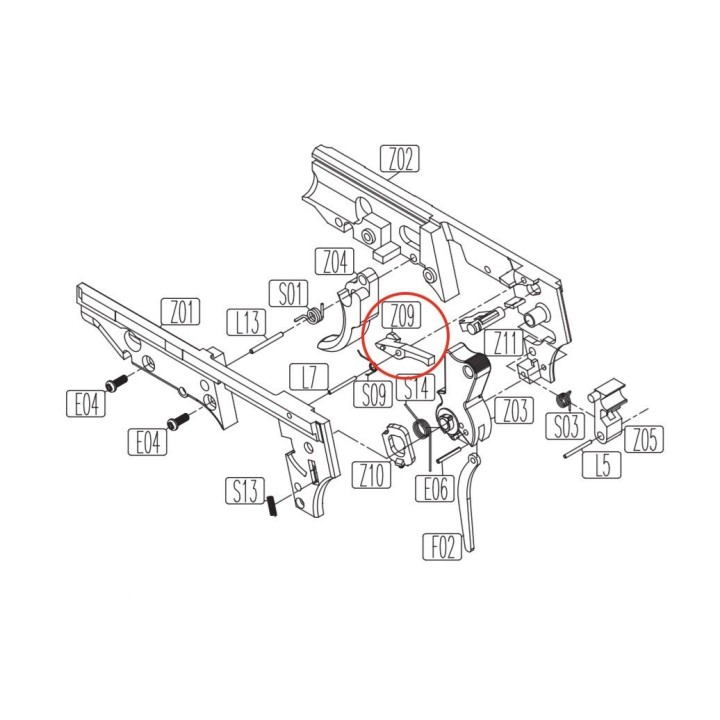 Full Auto Catch for KWC KCB-15 / PT92 / PT99
