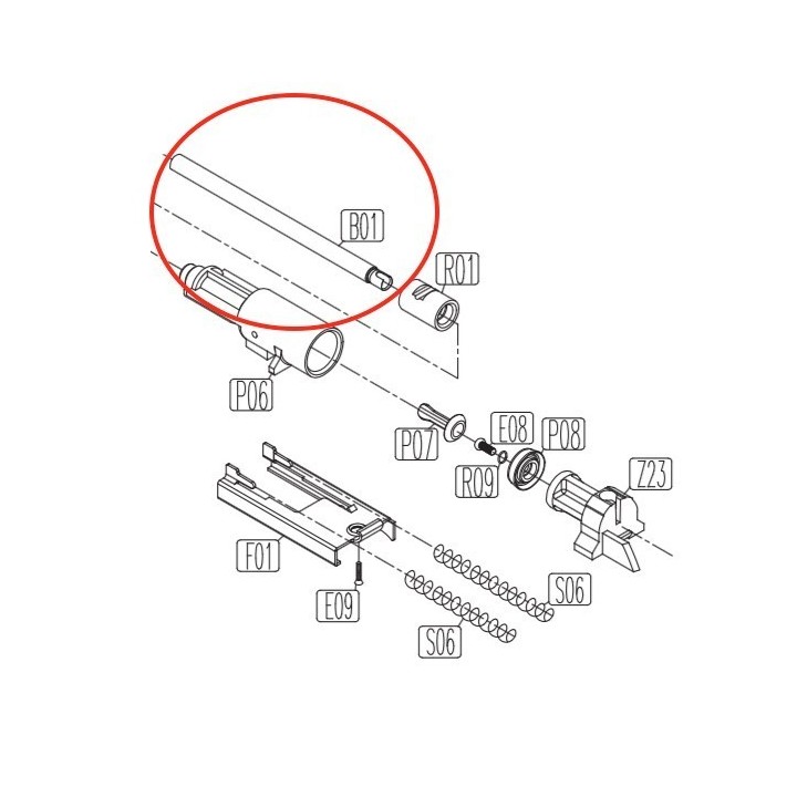 Inner Barrel for KWC KCB-15 / PT92 / PT99
