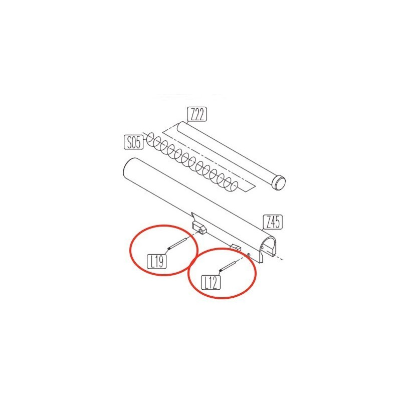 Outer Barrel Pins for KWC KCB-15 / PT92 / PT99