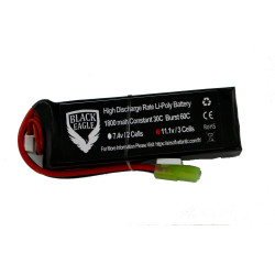 1800mah 11.1V30C  lipo battery stick Brick type with small tamiya