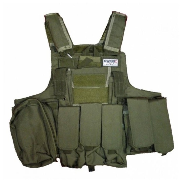 Veste SWISS ARMS Tactique CRS vert olive Cybergun