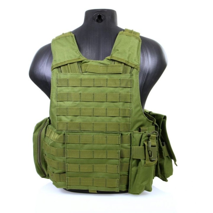 Veste SWISS ARMS Tactique CRS vert olive Cybergun