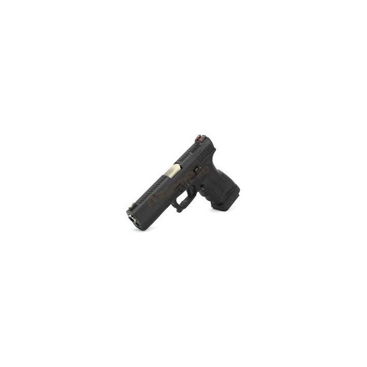 GP1799 T5 – GBB, metal blackslide, black frame, silver barrel