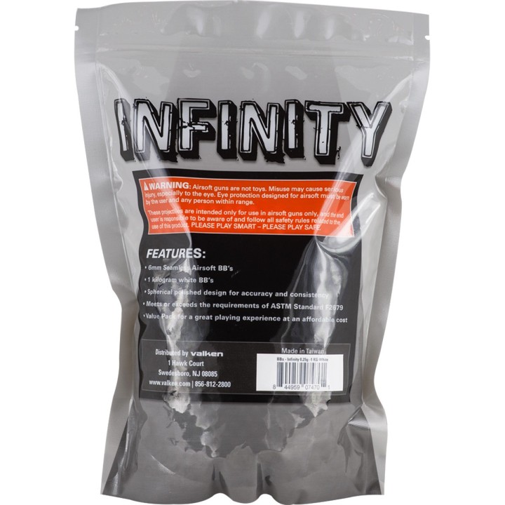 Airsoft : BBs - Infinity 0.25g-1 KG-White