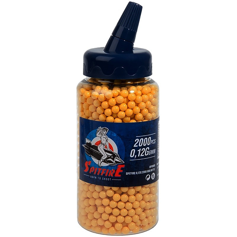Billes airsoft 6mm SPITFIRE 0,12g pour réplique AEG
