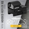 Optics - Valken Mini Hooded Reflex RD Sight (Molded) w/QD Mo