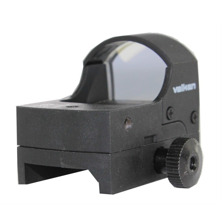 Optics - Valken Mini Hooded Reflex RD Sight (Molded) w/QD Mo