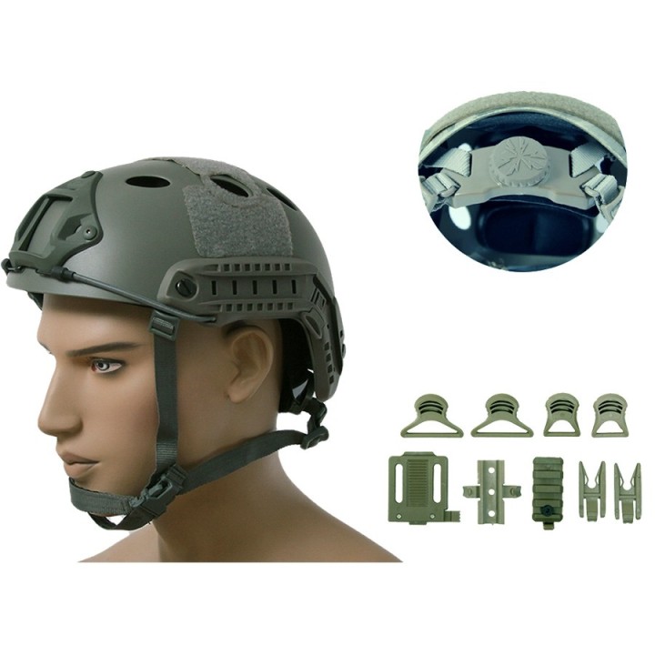 CASQUE FAST PJ RANGER GREEN RÈGLABLE EMERSON