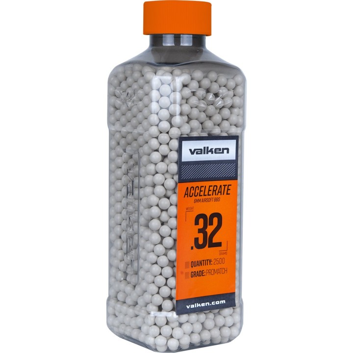 BBs - Valken ACCELERATE 0.32g-2500ct-White