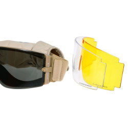LUNETTES ECRAN COULEUR TAN 3 VERRES 800 DELTA TACTICS